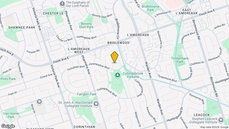 74 Longford Crescent Map and Location Details