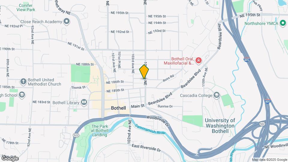 10333 NE 186th St Map and Location Details