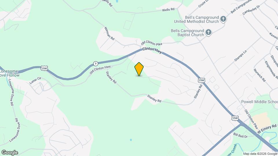 8025 Poplar Grv Ln Map and Location Details