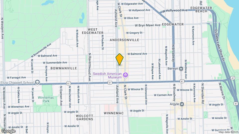 5301 N Ashland Ave Map and Location Details
