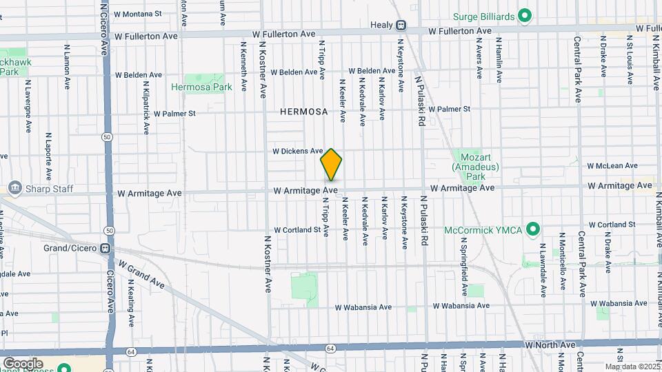 4220 W Armitage Ave Map and Location Details