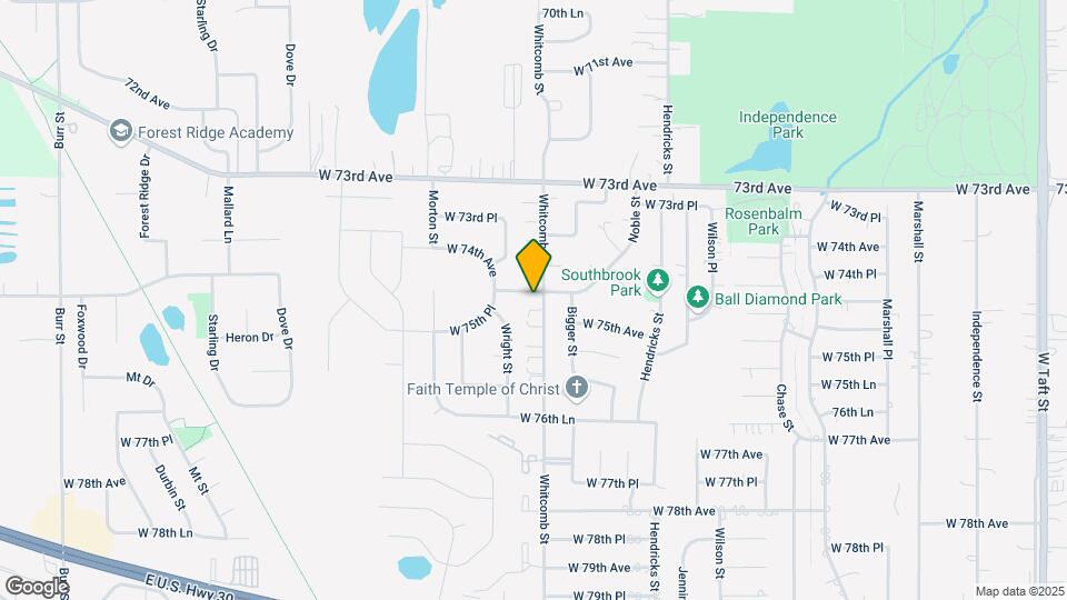 Merrillville 4 Plexes Map and Location Details
