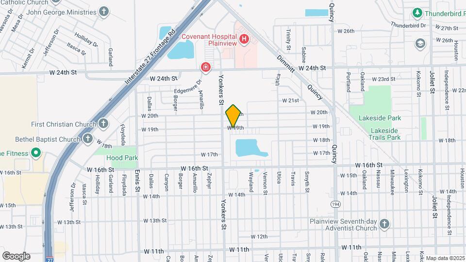 2415 W 19th Mapa y Detalles de la Ubicación