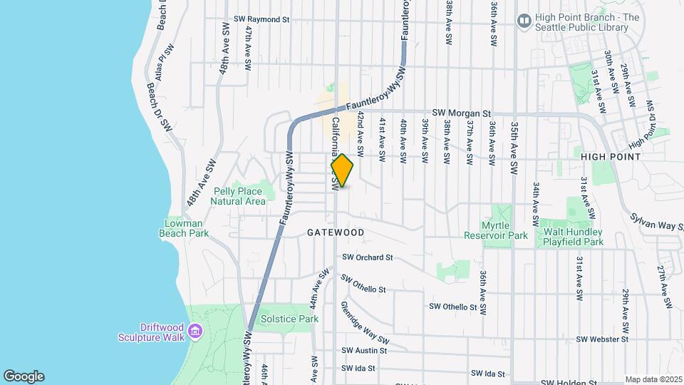 6920 California Ave SW Map and Location Details