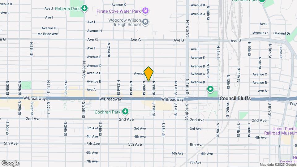 1923 Avenue B Map and Location Details