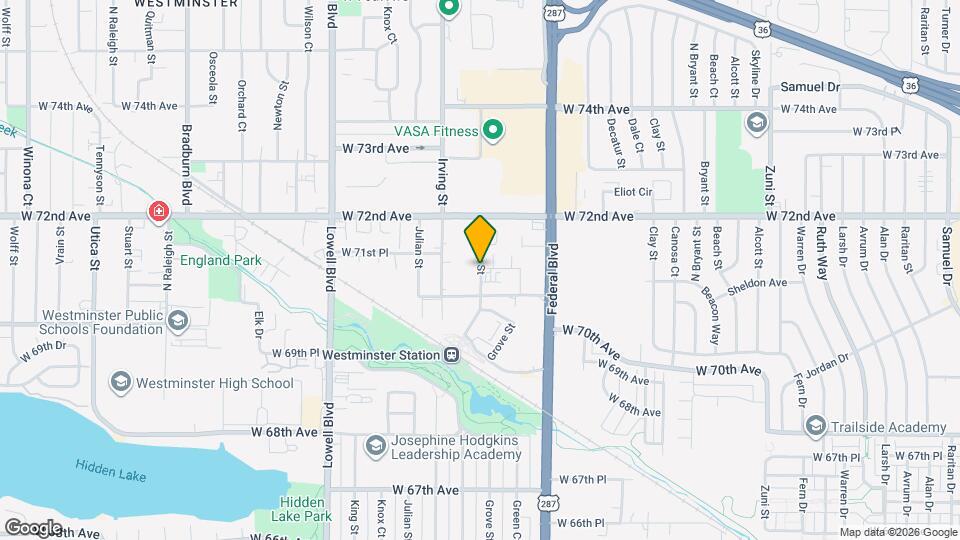 7121 Hooker St Map and Location Details