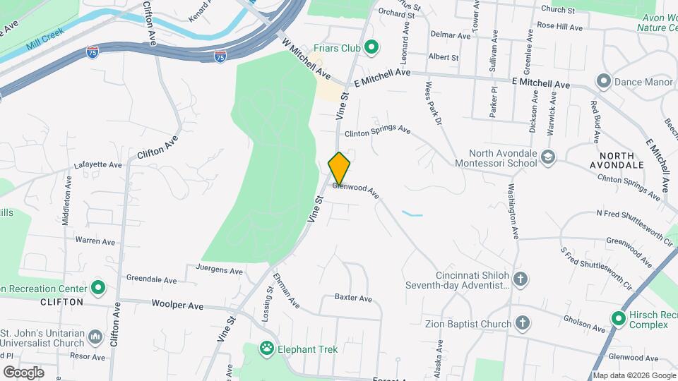 11 Glenwood Ave Map and Location Details