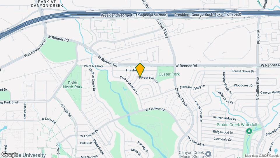 2933 Forest Hills Ln Map and Location Details