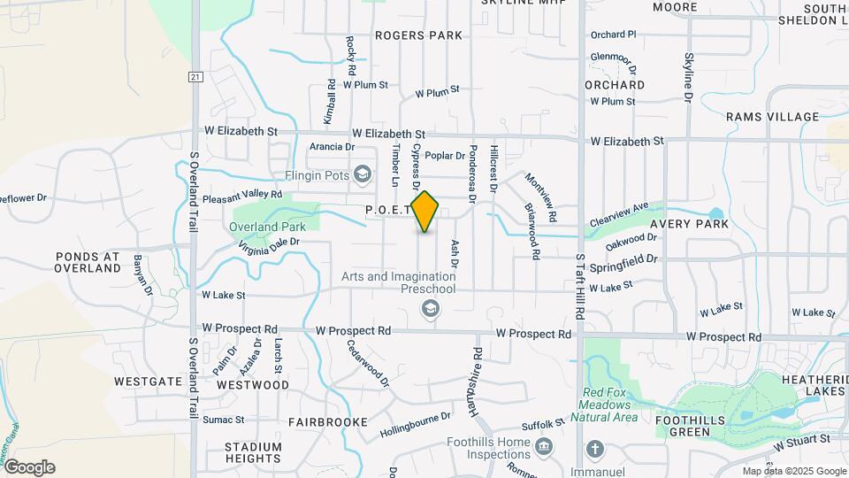 1112 Cypress Dr Map and Location Details