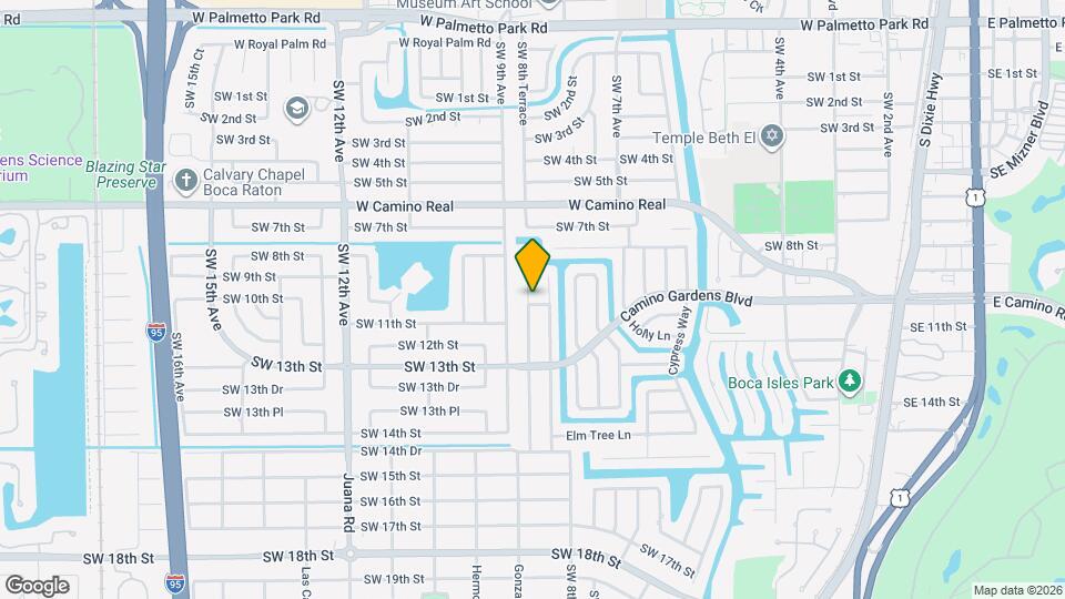 1022 Walnut Terrace Mapa y Detalles de la Ubicación