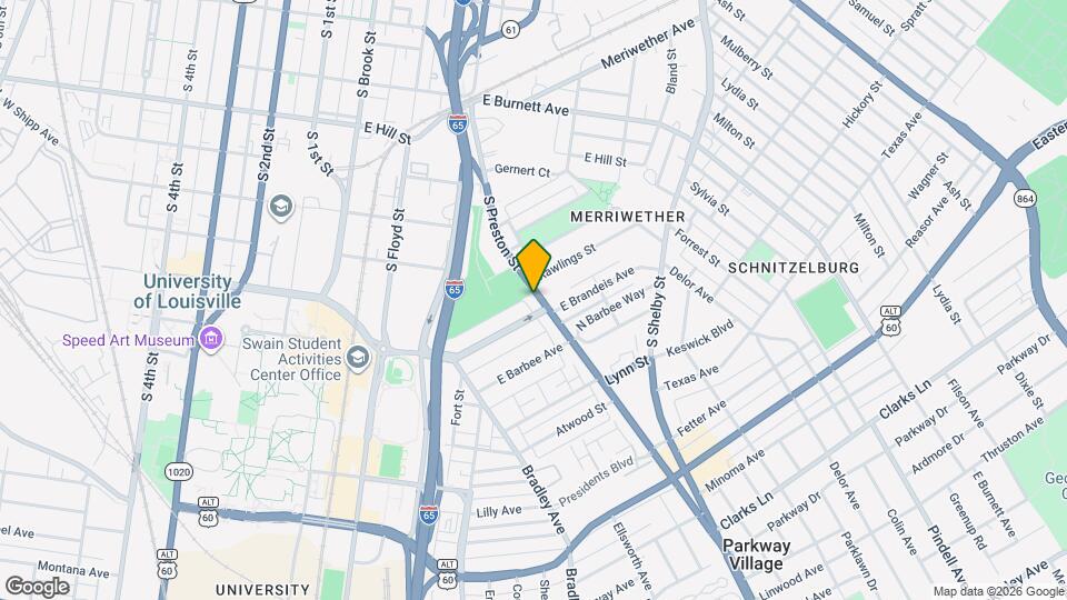 1916 S Preston St Map and Location Details