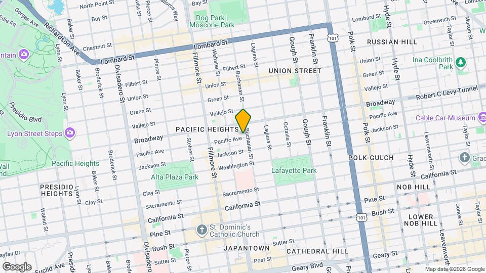 2202 Pacific Ave Map and Location Details