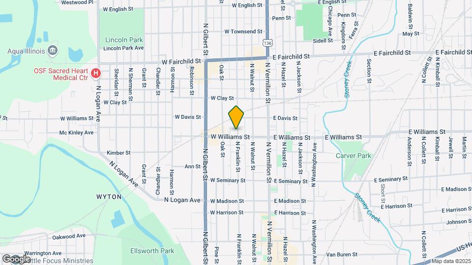 506 N Franklin St Map and Location Details