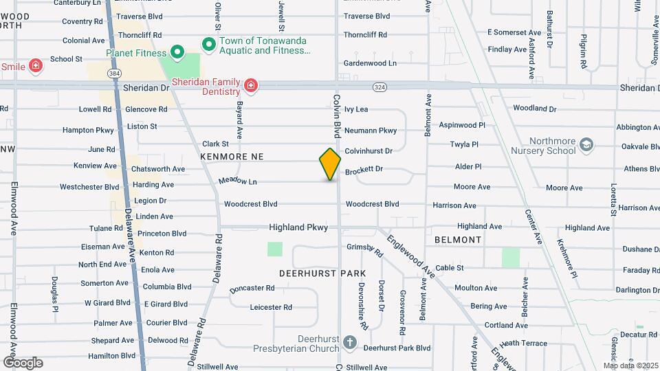 1292 Colvin Blvd, Unit 1292 Map and Location Details