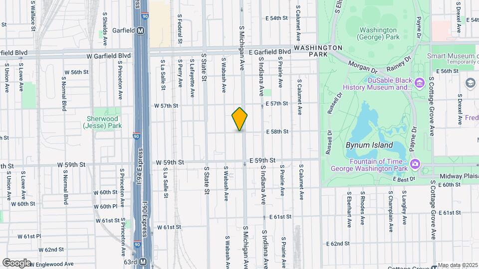 5800 S Michigan Ave Map and Location Details
