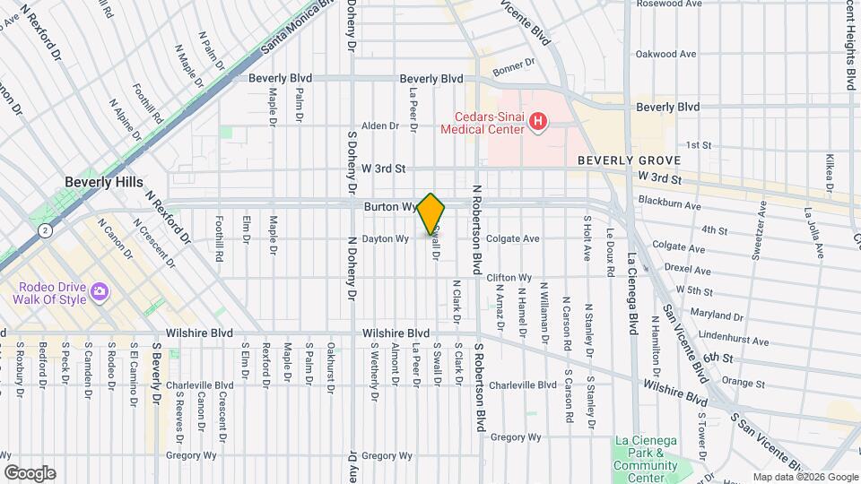 263 N Swall Dr Map and Location Details