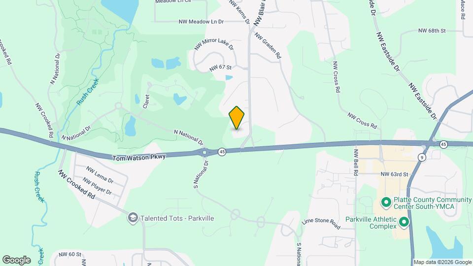 5709 NW High Dr Map and Location Details