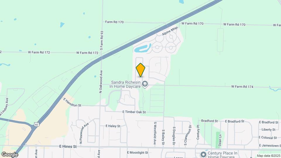 1127 N Northwood Ave Map and Location Details