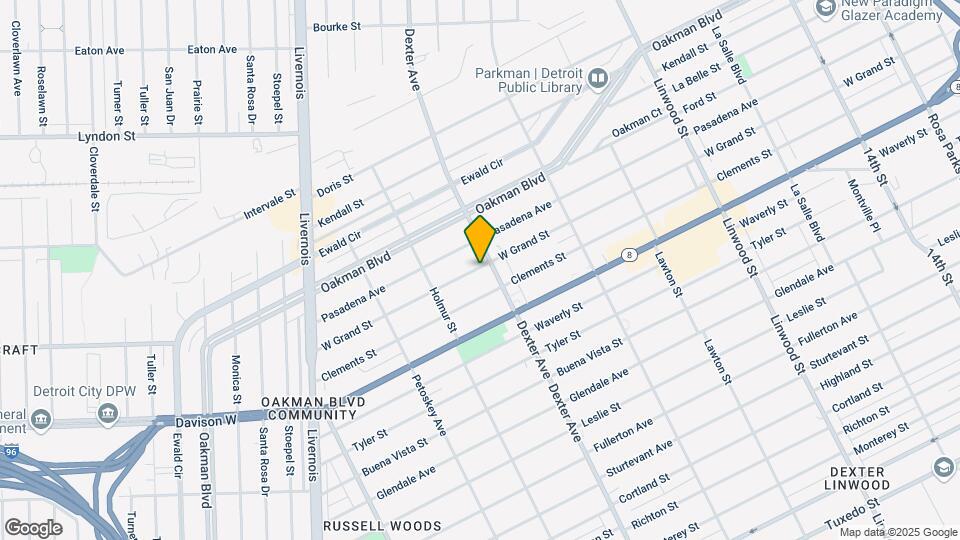 3745 W Grand St Map and Location Details