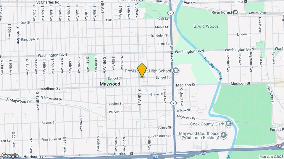 410 School St Map and Location Details