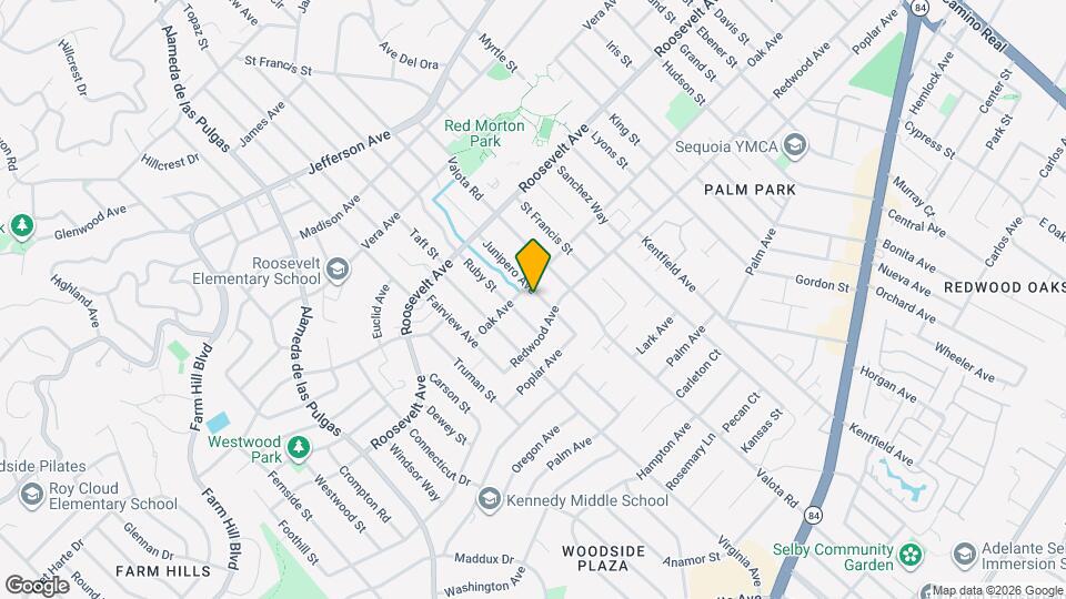 1218 Junipero Ave Map and Location Details