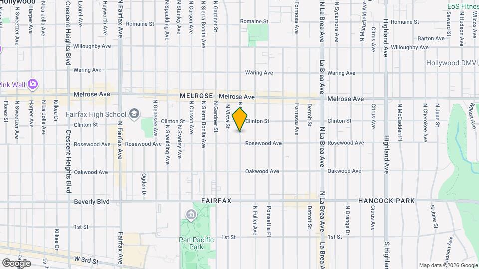 519 N Martel Ave Map and Location Details