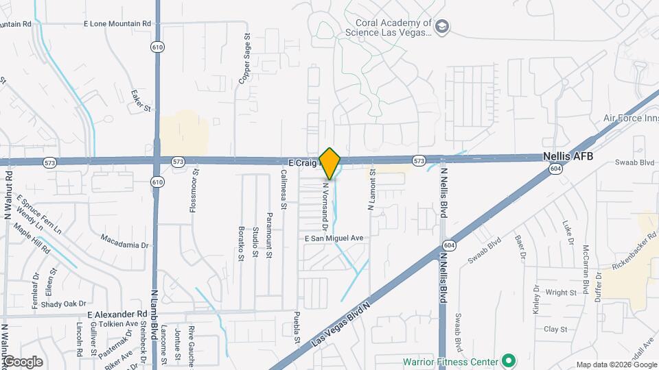 4368 N Vornsand Dr Map and Location Details