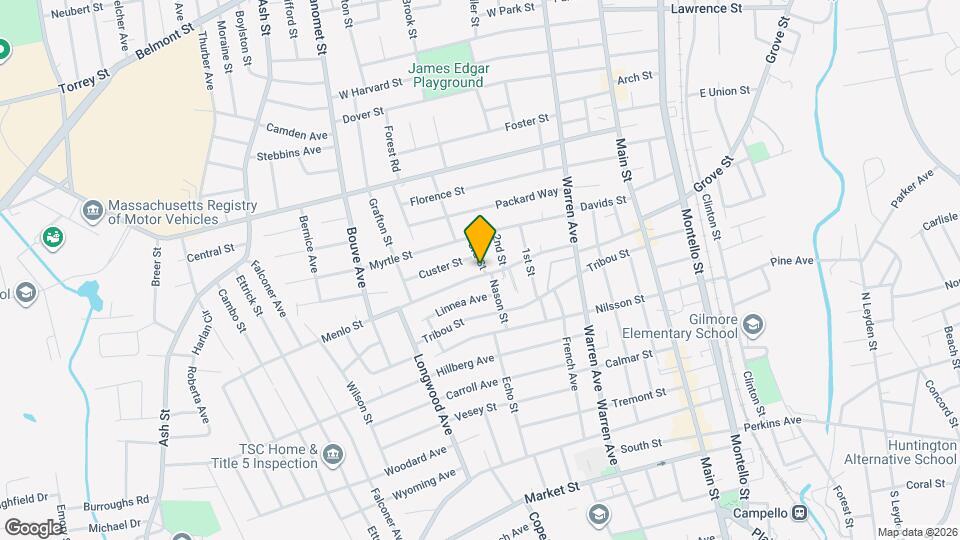 93 Menlo St, Unit 2nd Floor Map and Location Details