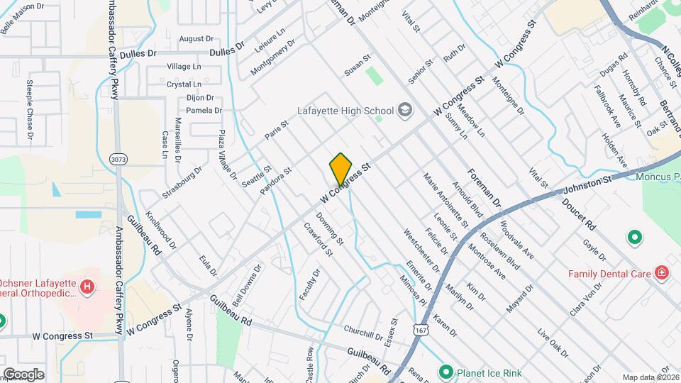 3503 W Congress St Map and Location Details