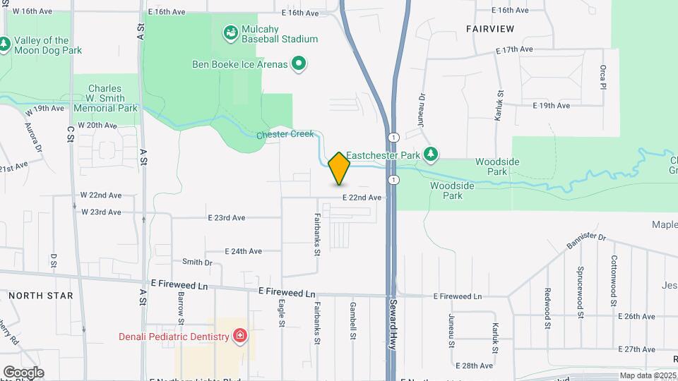 Hillside Chalet Map and Location Details