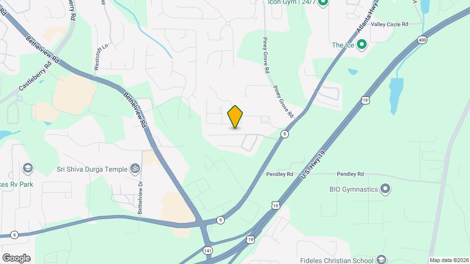 2180 Lexington Ln Map and Location Details