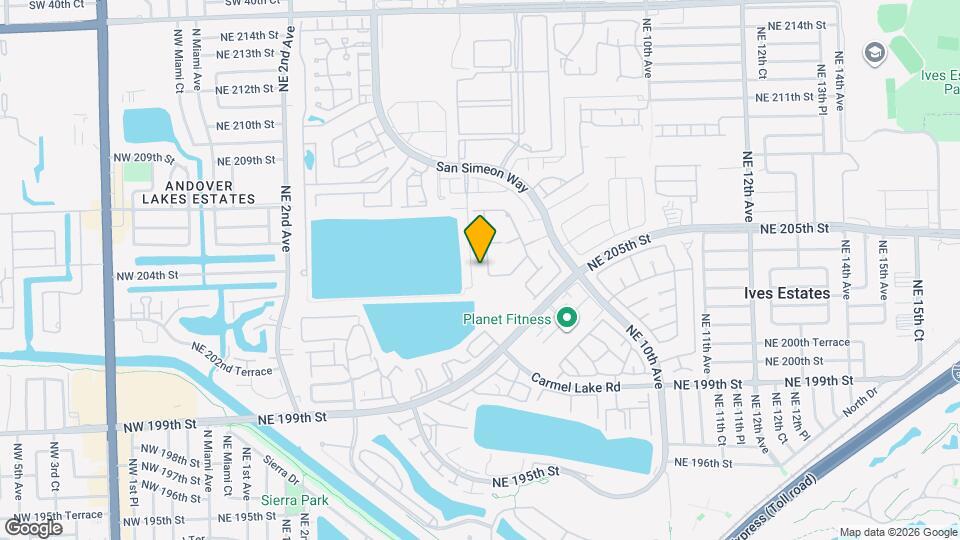 20536 NE 6th Ct Map and Location Details