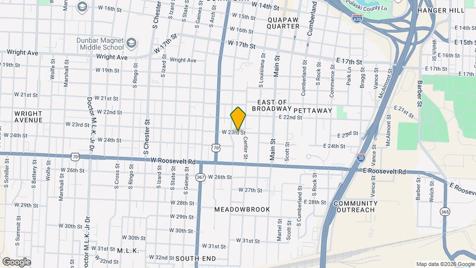 313 W 23rd St Map and Location Details