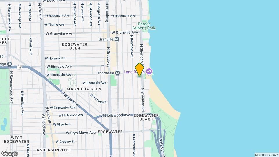 5910 N Sheridan Rd, Unit 706 Map and Location Details