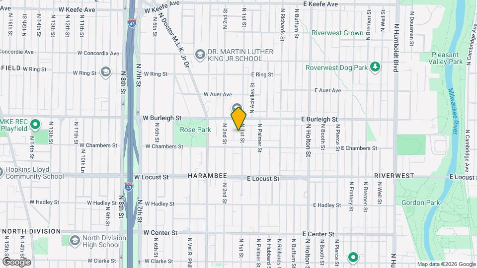 3037 N 1st St Map and Location Details