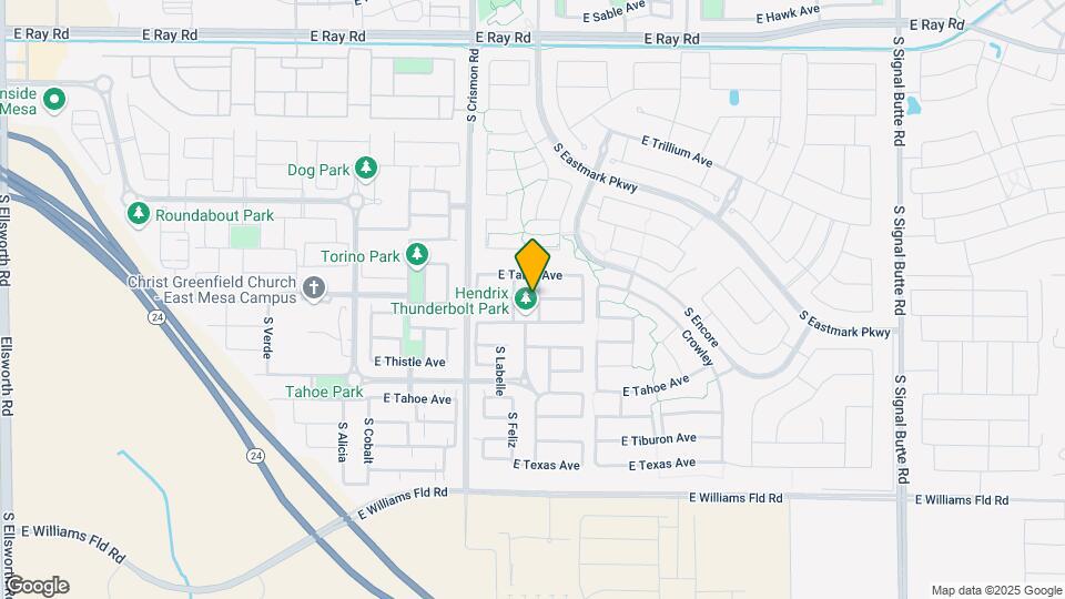 10118 E Tesla Ave Map and Location Details