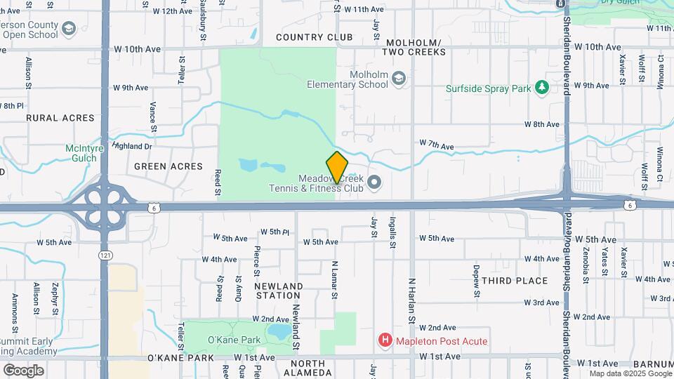 6355 W 6th Ave Map and Location Details