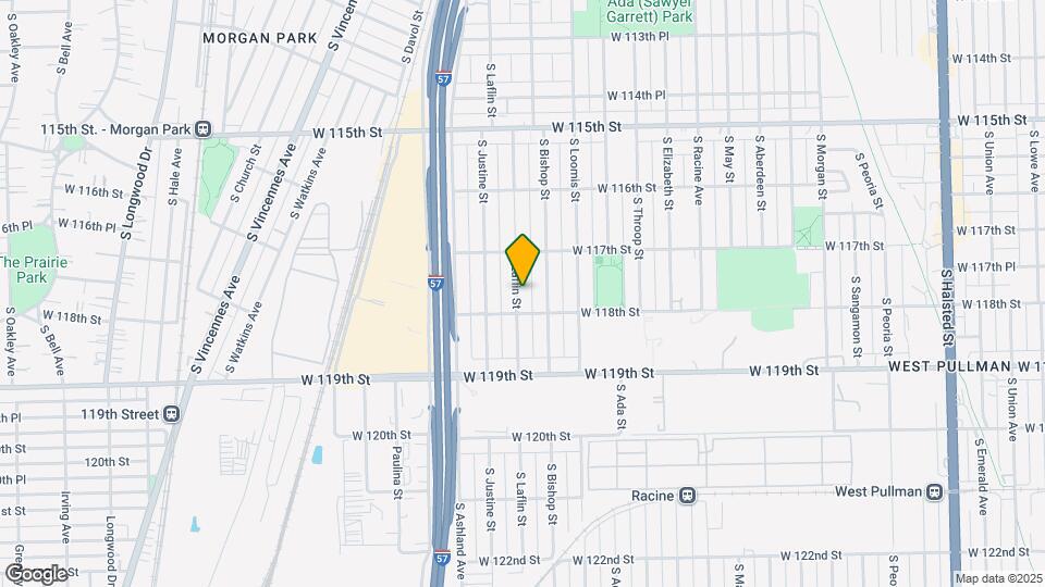 11741 S Laflin St Map and Location Details