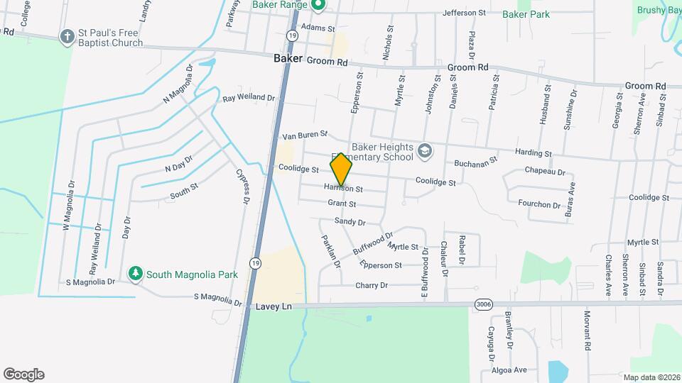 3454 Harrison St Map and Location Details