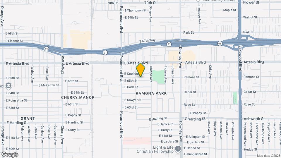 3025 E 65th St Mapa y Detalles de la Ubicación