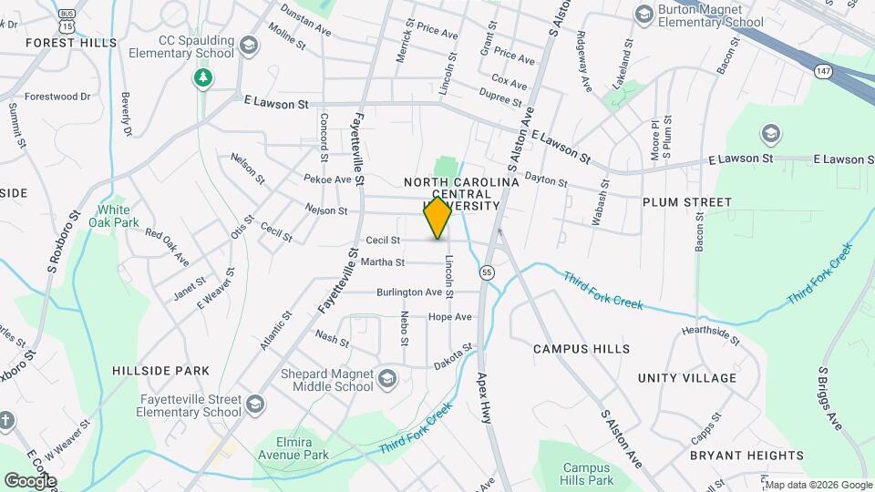 616 Cecil St Map and Location Details