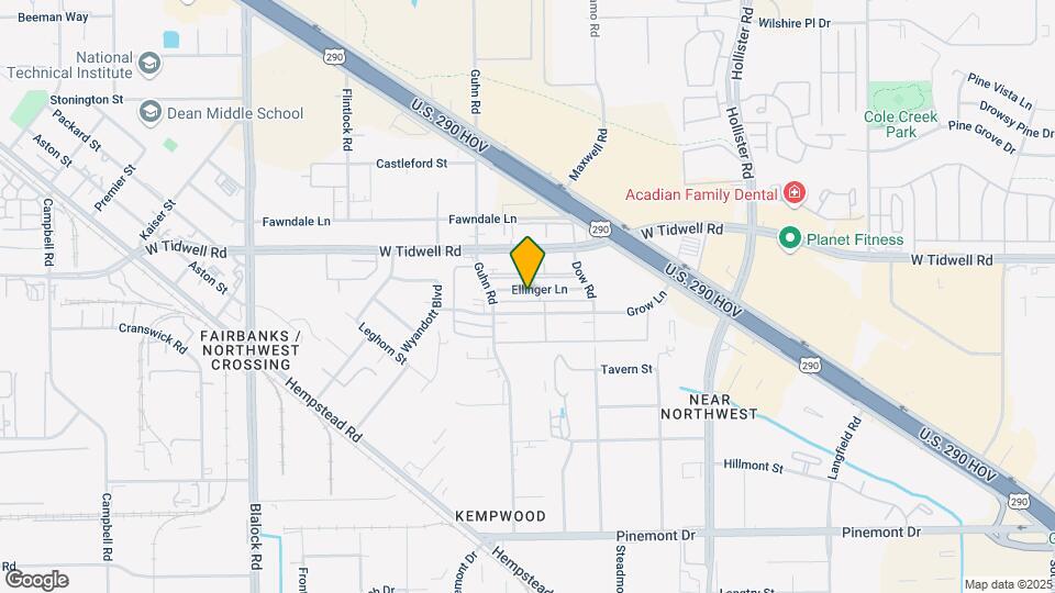 8015 Ellinger Ln Map and Location Details