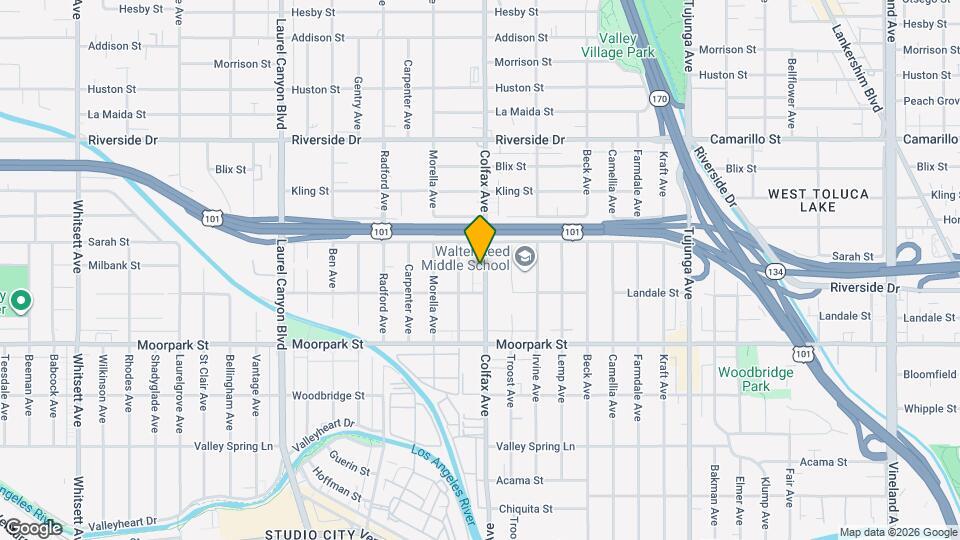 4529 Colfax Ave, Unit Apt 102 Map and Location Details