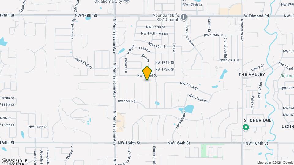 17121 Kemble Ln Map and Location Details