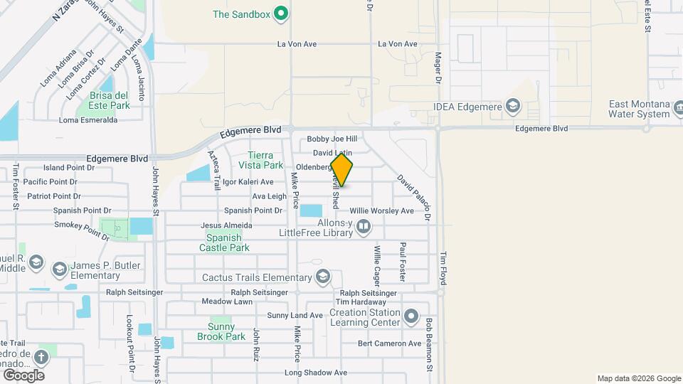 14805 Ava Leigh Map and Location Details