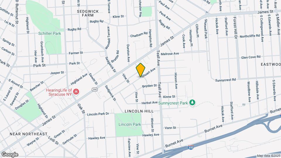322 Shuart Ave Mapa y Detalles de la Ubicación