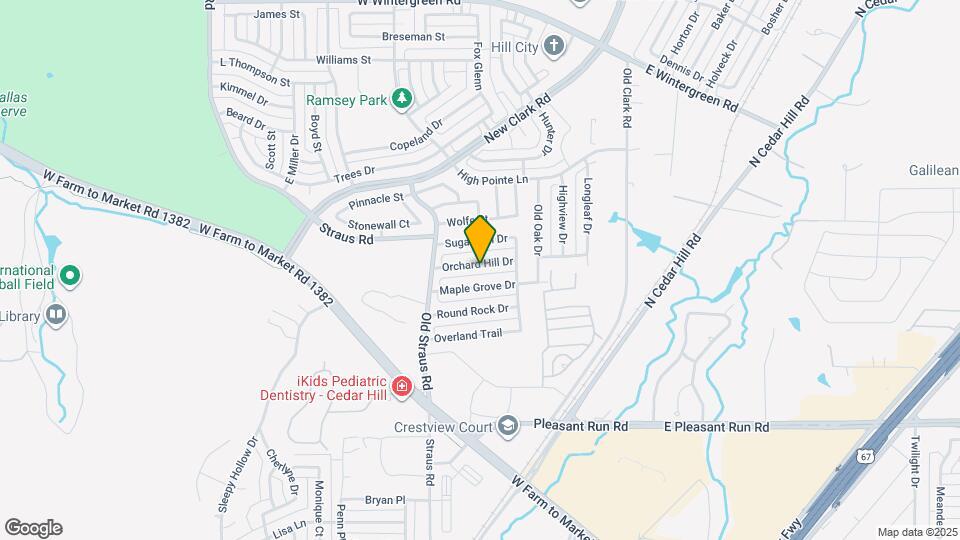 436 Orchard Hill Dr Map and Location Details