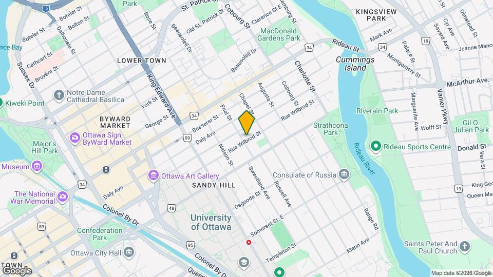 319 Wilbrod St Map and Location Details