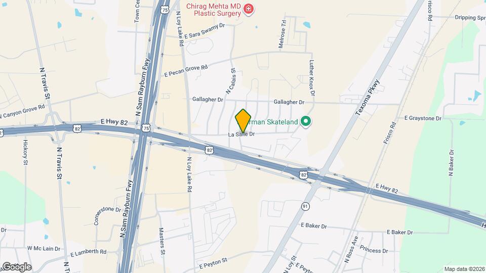 1302 La Salle Dr Map and Location Details