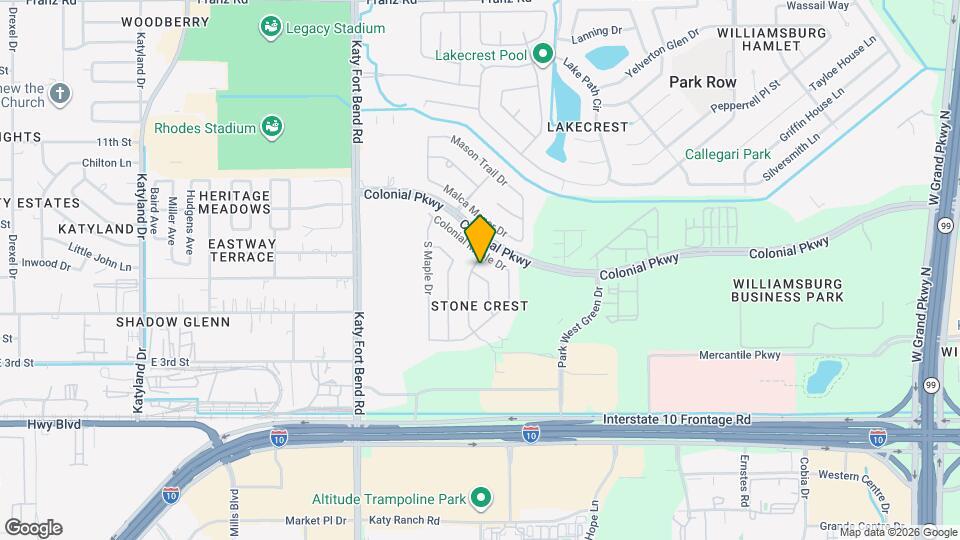 24622 Colonial Birch Ln Map and Location Details